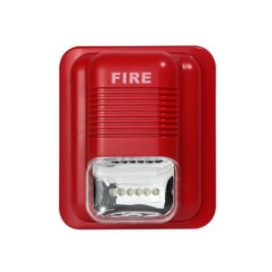 sirena baliza alámbrica alarma de incendio vhome dc 12 24v